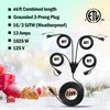 Eversimpleinc Black 1 to 4 Splitter Outdoor Extension Cord 28
