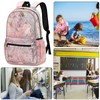 Bluboon Mesh Backpack for Girls Kids Semi-Transparent School Bookbag See