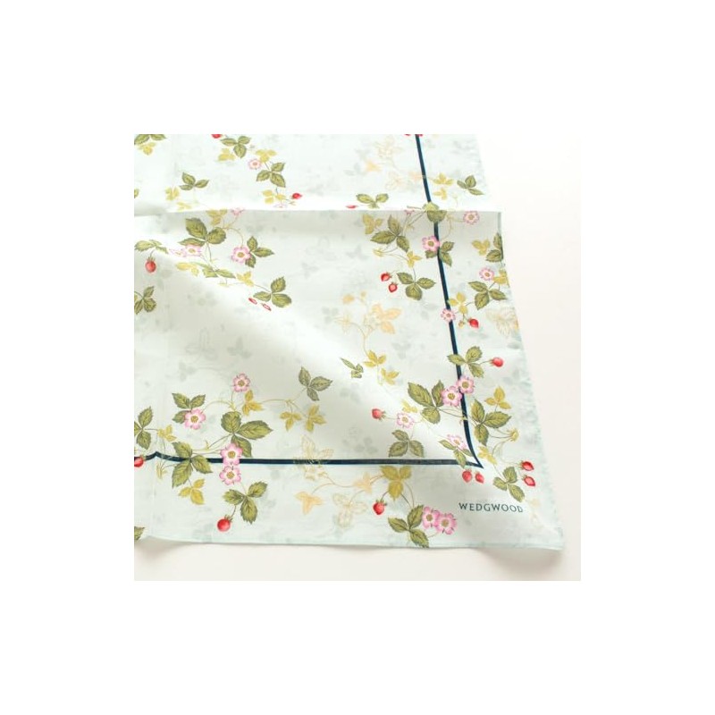 Wedgwood 138116-0003-01 Ecott Series Printed Handkerchief, 100% Cotton, Women's, Approx.