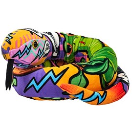 Wild Republic Message from The Planet, Snake, Stuffed Animal, 54 inches, Gift for Kids, Plush Toy, Made from Spun Recycled Water Bottles, Eco Friendly, Child’s Room Decor