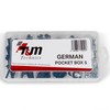 T&M TECHNICS® Box of 100 Universal Fasteners, Clips, Clips and
