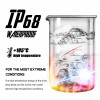 SHENKENUO For Hummer H3 2006-2010 8000K LED Headlight Hi/Lo +