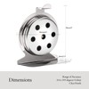 Invero Universal Stainless-Steel Oven Thermometer Monitoring Temperature Gauge - Hang