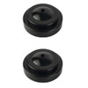 4Pcs Black Desk Flag Holders, 1 Hole Plastic Mini Flag