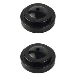4Pcs Black Desk Flag Holders, 1 Hole Plastic Mini Flag Holder Round Base Miniature Flag Stands for Home Office Conference Desktop Display Decor
