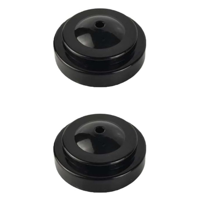 4Pcs Black Desk Flag Holders, 1 Hole Plastic Mini Flag