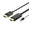 4K 60Hz Compatible for HD Multimedia Interface to DisplayPort Adapter