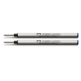 Graf Von Faber Castell Rollerball Pen Refill Blue (Pack of 2)