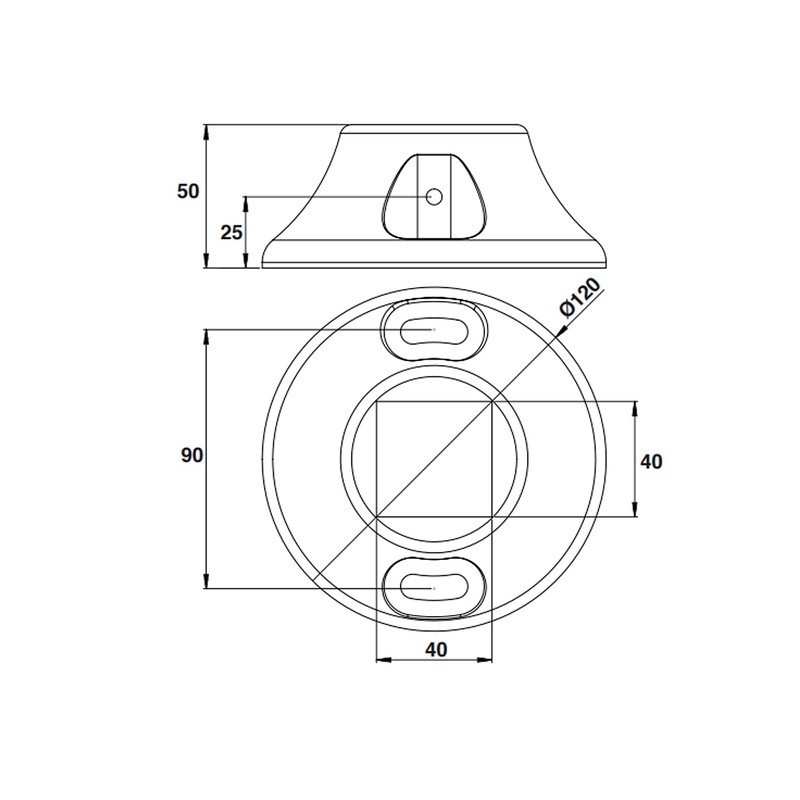 Torble Portac Composite 40 x 40 mm Base for Swing