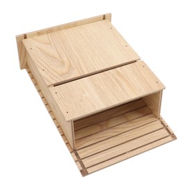 Ejoyous Bat Houses, Outdoor Bat Box, Single Storey Wooden Garden Eaves Bat Habitat, Premium Composite Wood Bat House Withstand Most Weather