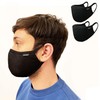 Black Reusable Face Mask | Washable | 3 Layer Face