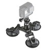 Mantona 3-Leg Suction Cup Holder for GoPro - Black