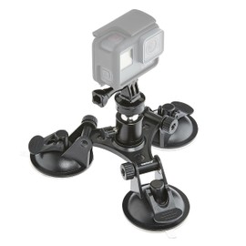 Mantona 3-Leg Suction Cup Holder for GoPro - Black