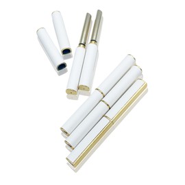 TOMOTHY Lip Container, Lipstick Container, Handmade, Refill, Lipstick, Lipstick Case, Lipstick, Tube, Empty, 5 white