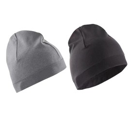 2Pcs Skull Caps for Men, Skull Cap, Running Beanie Beanie Running Hat Stylish and Comfortable Men’s Skull Cap Perfectly Fitted Skull Caps for Men Sport Running Cap Winter Warm for Men Women