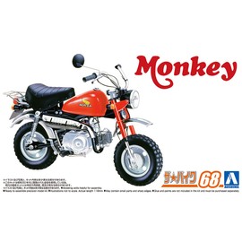 Aoshima Bunka Kyozai 1/12 The Bike Series No.68 Honda Z50J-1 Monkey 1978 Plastic Model Molded Color