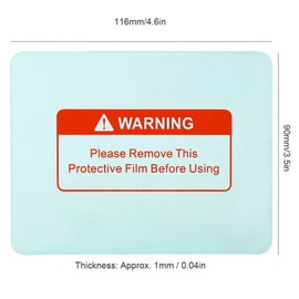 10PCs Welding Cover Lens Protective Plate Welding Helmet Lens Cover 116 x 90mm Round Corner, Head Protection