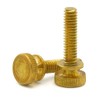 Knurled Head Thumb Screws - Solid Brass Machine Screws -