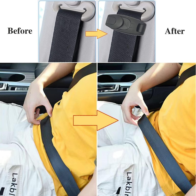 Car Seat Belt Clip, Vehicle Seatbelt Adjuster, Universal Automobile Shoulder
