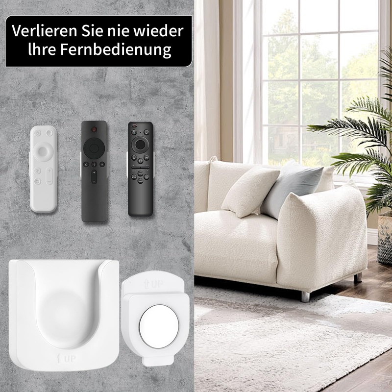 ZHTLTHZ 5 Packs Magnetic Holder Remote Control Holder Wall Universal