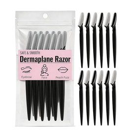 Dermaplane - Maquinilla de afeitar para mujer - Maquinilla de afeitar facial suave para mujeres y kit de maquinilla de afeitar de cejas para eliminaci