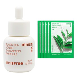 Innisfree Black Tea Youth Enhancing Ampoule 30mL+ / 이니스프리 블랙티 유스 인핸싱 앰플 30mL+