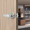 Malimali Commercial Door Handle with Occupied Sign, Bathroom Door Handle