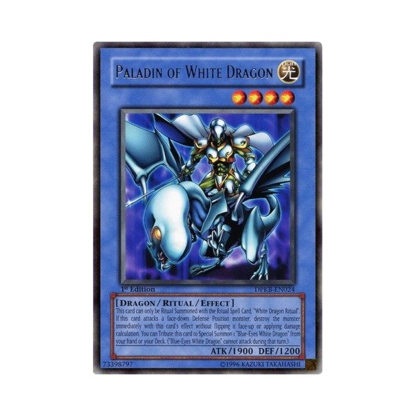 YU-GI-OH! - Paladin of White Dragon (DPKB-EN024) - Duelist Pack: Kaiba - 1st Edition - Rare