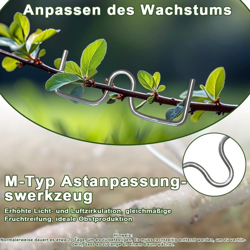 Tyafzzn 20 Pieces Branch Separators, Branch Bender for Fruit Trees,