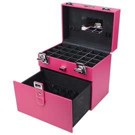 SHANY Color Matters - Nail Accessories Organizer and Makeup Train Case - Sugar Gum