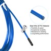 PATIKIL 10Ft Speed Jump Rope Replacement Cable, 4 Pcs 2.5mm