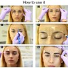 100pcs / set desechable regla de ceja maquillaje Microblading ceja