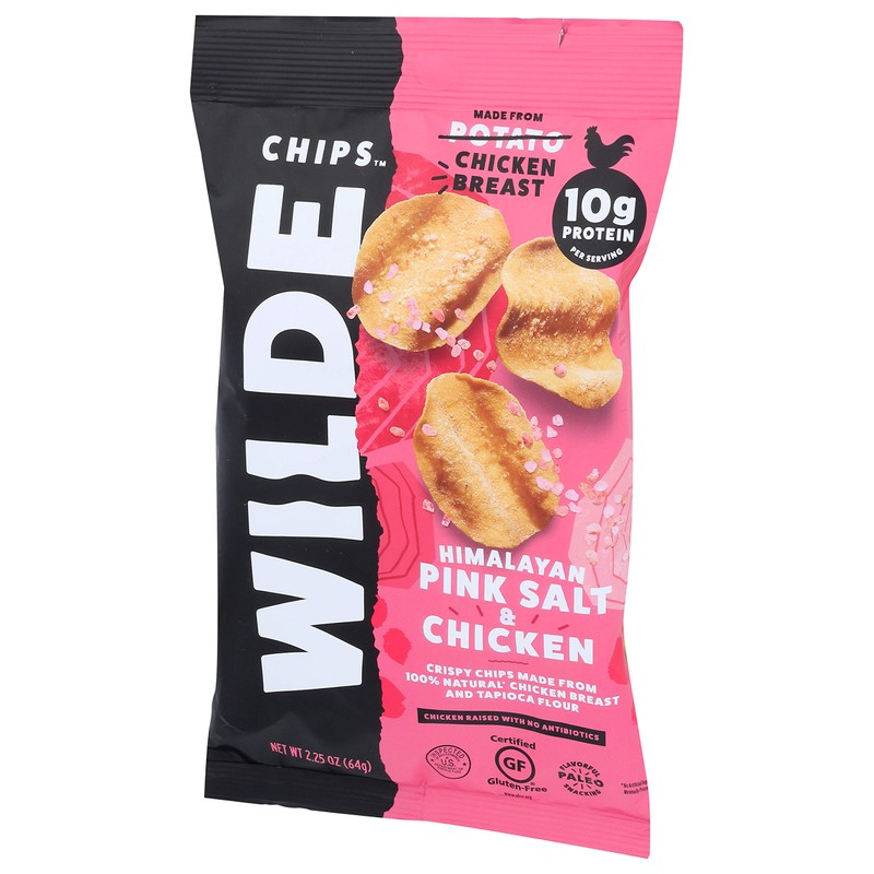 WILDE BRANDS Himalayan Pink Salt Chicken Chips, 2.25 OZ