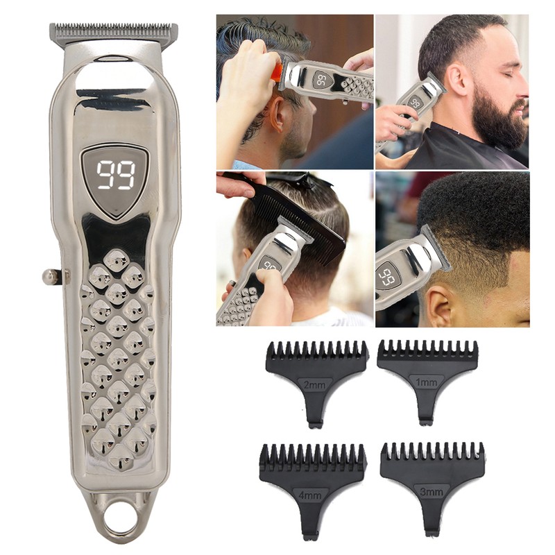 SK-755 Hair Clipper USB Rechargeable Digital Display Men Male Electric