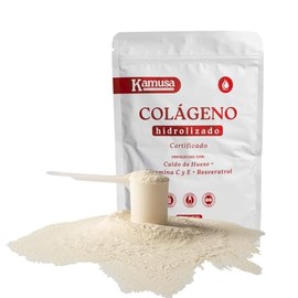 Kamusa Beauty & health supplier | Colágeno Hidrolizado,sabor berries enriquecido con caldo de hueso, vitamina c y e y reservatrol