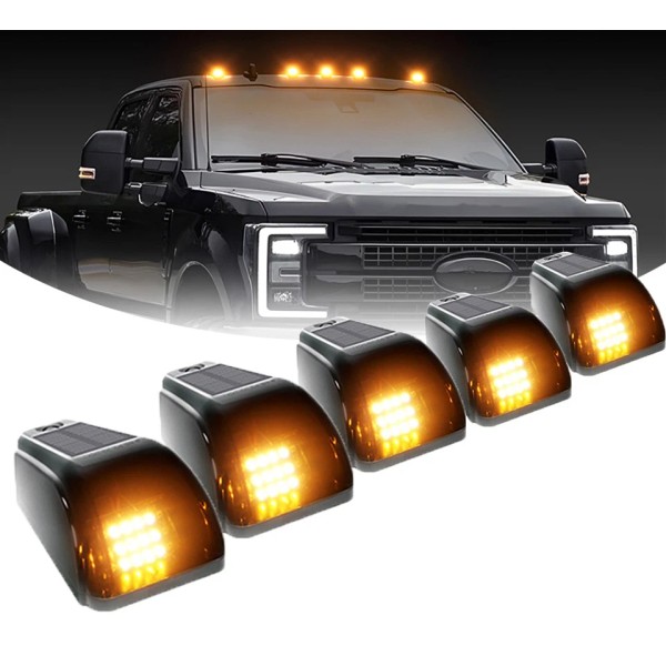 Unbranded 5PCS Solar Powered Cab Light LED Wireless Cab Roof