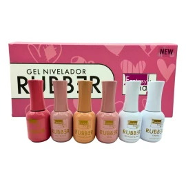 Fantasy Nails Colección Edición Especial 6 Piezas Rubber