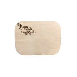 Frühstücksbrett Brett Uropa Schneidebrett Geschenk Geburtstag Weihnachten Küche Holz Brotzeit Vesperbrett Stullenbrett Brotbrett Familie Liebe braun