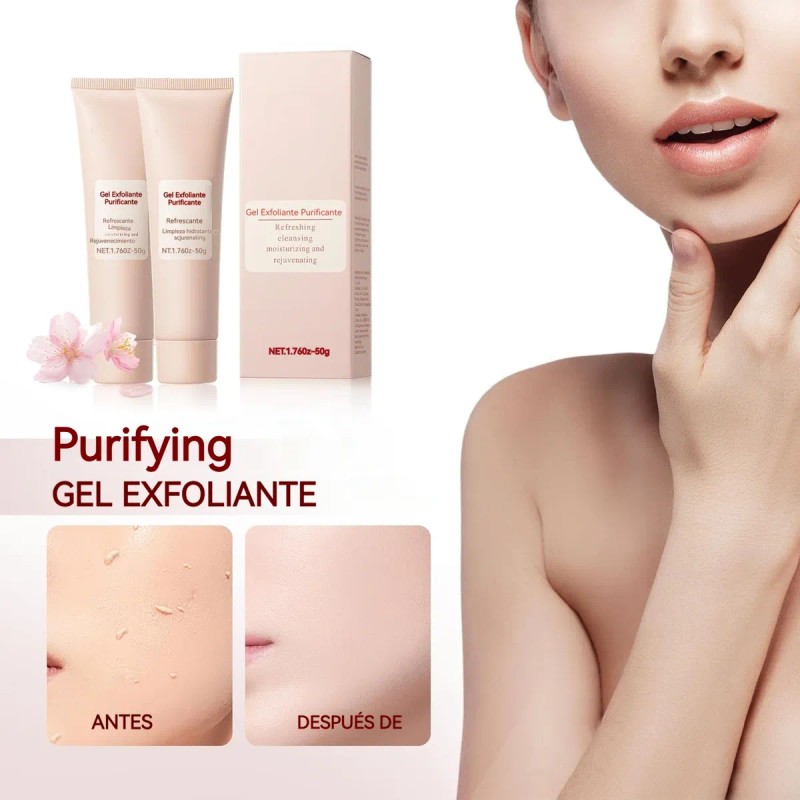 Gel Exfoliante Purificador , 2 Unidades, 100 G