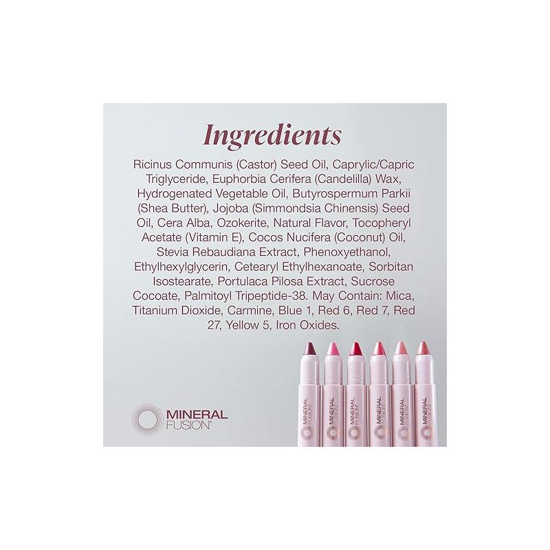 MINERAL FUSION Glow sheer moisture lip tint by mineral fusion,