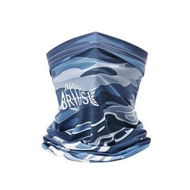 BRILISLE UPF 50 Sun Protection Neck Gaiter - 13-in-1 Multifunctional Face Cover for Outdoor Activities | Breathable & Stretchy UV Protection Mask for Hiking, Fishing, Cycling grey