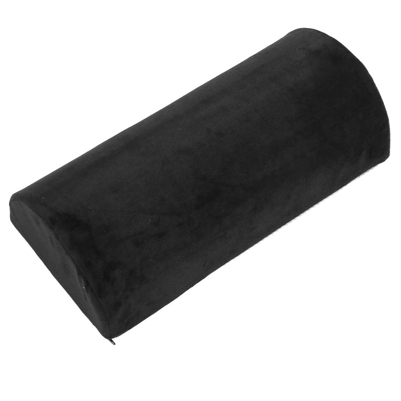 Half Moon Pillow Black Ankle Knee Neck Lumbar Support Cushion