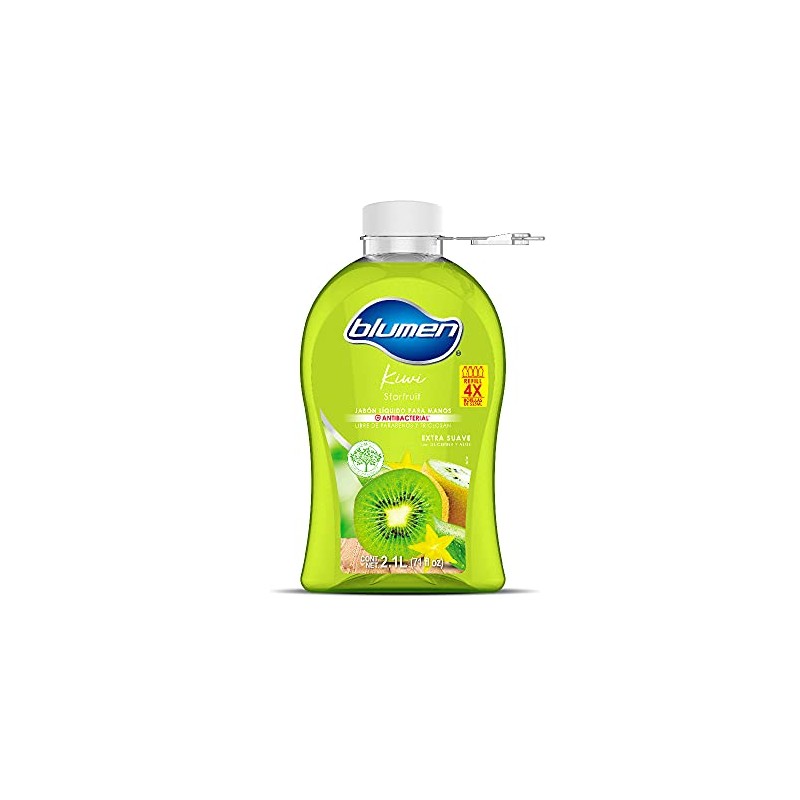Blumen Jabon Liquido Kiwi Botella Gota 2100 ml