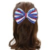 4th of July Patriotic Hair Bows American Flag Alligator Clip