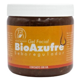 Gel Facial Bio Azufre Seborregulador Refresca 500 Grs Todo Tipo De Piel Día/noche
