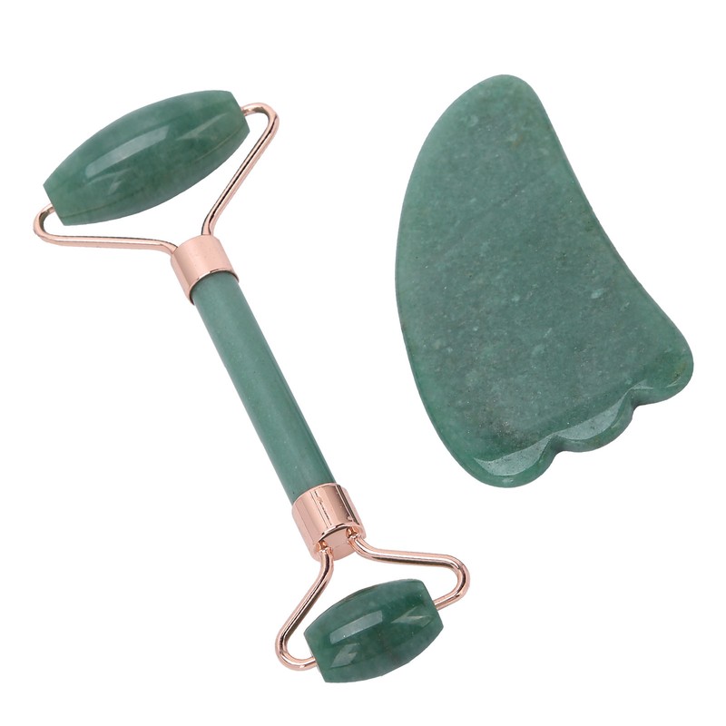Double Head Roller Massager Facial Body Gua Sha Scraping Board