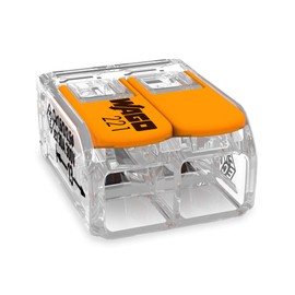 Wago 221-612 Lever-Nuts 10AWG 2 Conductor Compact Wire Connectors 50 PK