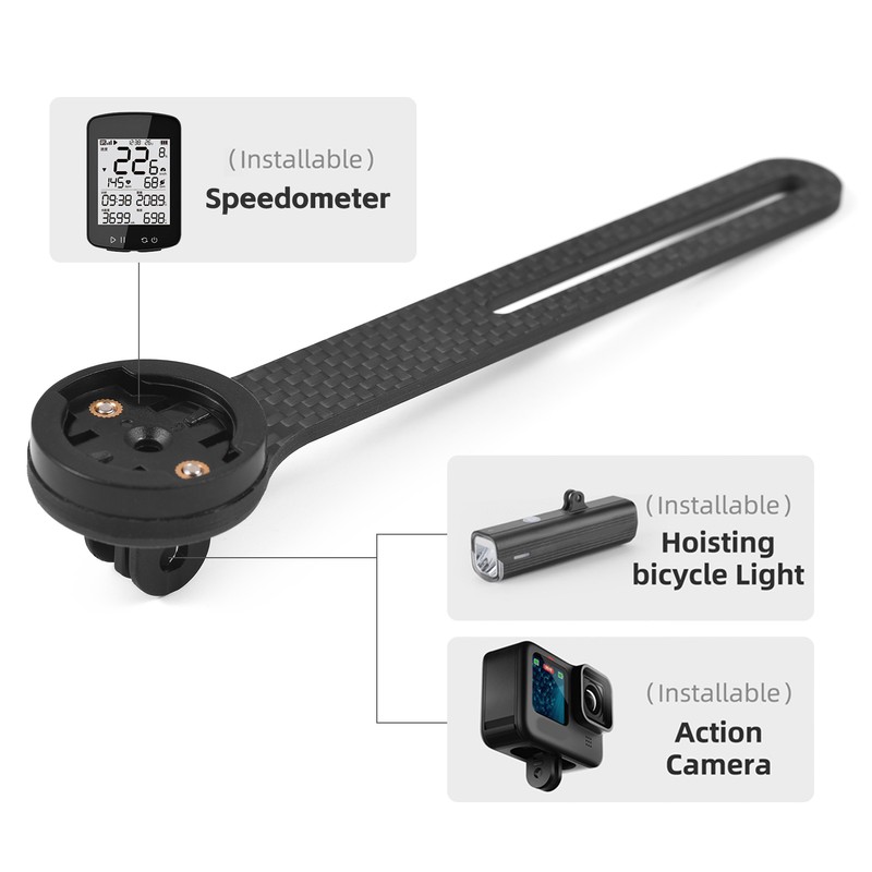 Bike Computer Mount Handlebar Out Front Cycle Computer Mount for