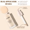 UCANBE Base de maquillaje y corrector 2 en 1, cobertura