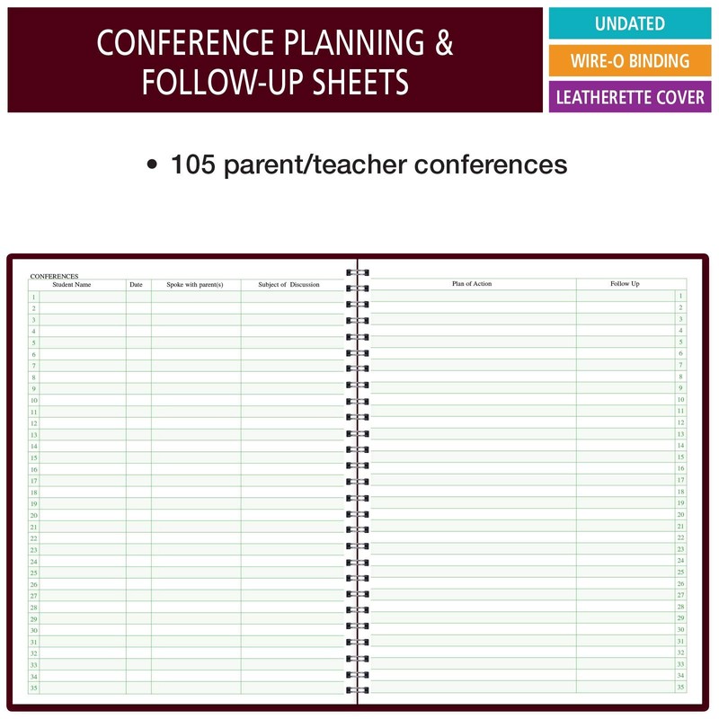 Class Record Book for 9-10 Weeks. 35 Names. Larger Grade